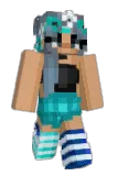 Canoodled Minecraft avatar full body