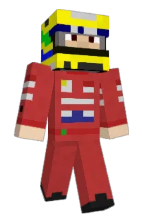 Capotado Minecraft avatar full body