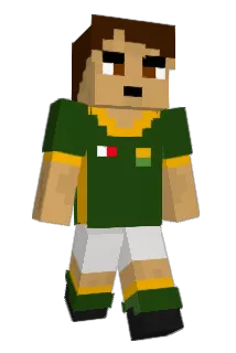 CaptAfrika Minecraft avatar full body