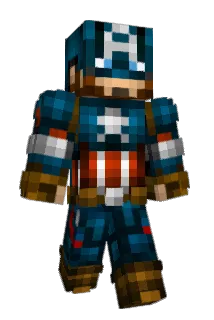 CaptainAmerico Minecraft avatar full body