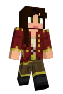 Captainer Minecraft avatar full body