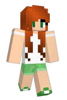 CaramiaGirl Minecraft avatar full body