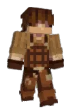 Castelos Minecraft avatar full body