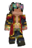 Caublasian Minecraft avatar full body