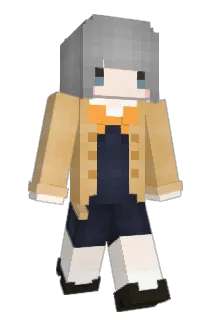 Cawaii Minecraft avatar full body