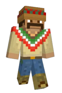 Ceremonial Minecraft avatar full body
