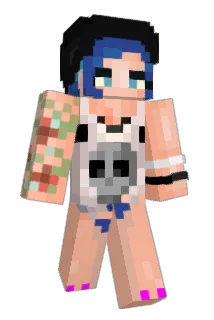 CeruleanChloe Minecraft avatar full body