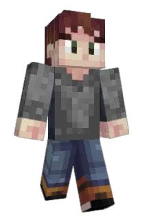CharcoaI Minecraft avatar full body