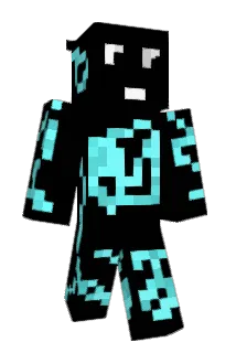 Charring Minecraft avatar full body
