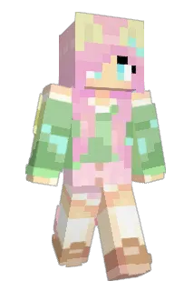 CheesyPopcat Minecraft avatar full body