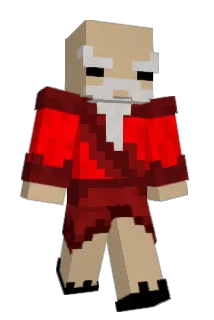 Chekkered Minecraft avatar full body