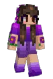 Chellysmelly Minecraft avatar full body