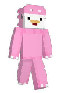 ChickenfilA Minecraft avatar full body