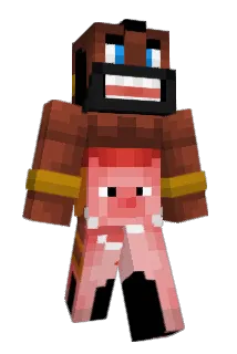 Chicles Minecraft avatar full body