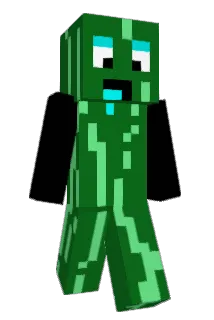 ChillyPickleRick Minecraft avatar full body