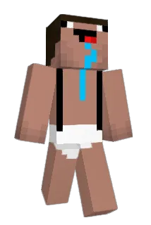 Chillybib Minecraft avatar full body