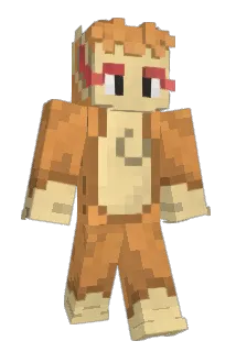 Chimchar Minecraft avatar full body