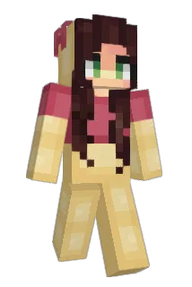 ChispaGirl Minecraft avatar full body