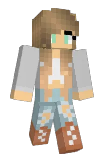 Chloebot Minecraft avatar full body
