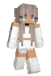 Chloecrumpet Minecraft avatar full body