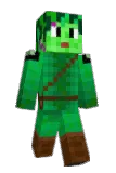 Chlorophilian Minecraft avatar full body