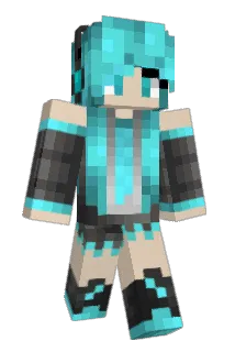 Choolate Minecraft avatar full body