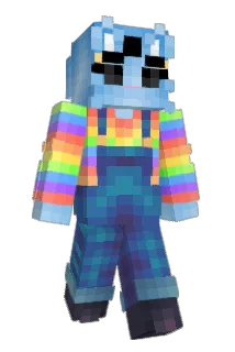 Chubcloud Minecraft avatar full body