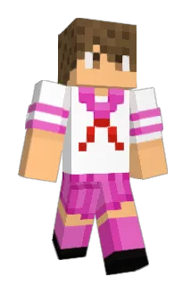 Cispassing Minecraft avatar full body