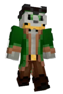 Claymanm Minecraft avatar full body