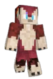 CloverTheFerret Minecraft avatar full body