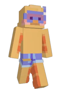 Clumsysaurus Minecraft avatar full body