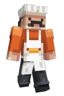 Cocked Minecraft avatar full body