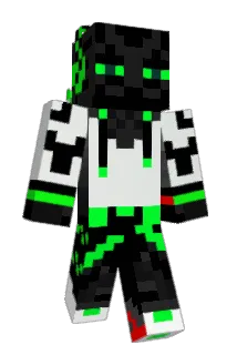 Colful Minecraft avatar full body