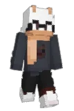 Colorblind Minecraft avatar full body