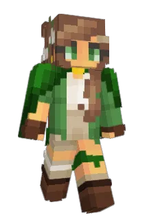 Comfypea Minecraft avatar full body