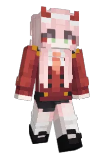 Contrailing Minecraft avatar full body