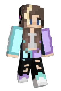 CookieLIVE Minecraft avatar full body