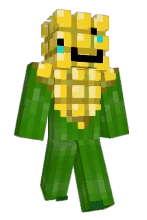 CornOnACob Minecraft avatar full body