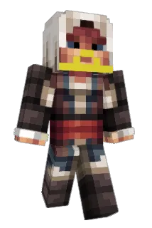 CornerK Minecraft avatar full body