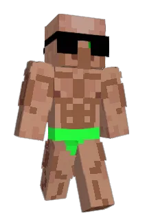 Countbini Minecraft avatar full body