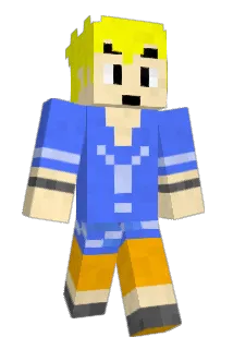 Courageous Minecraft avatar full body