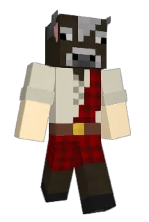 Cowheart Minecraft avatar full body