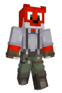 Cptn_Foxy Minecraft avatar full body