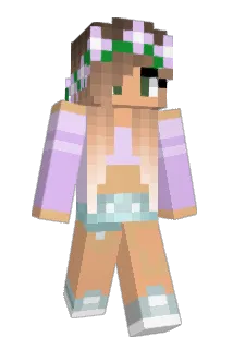 Craftress Minecraft avatar full body