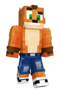 CrashNTN Minecraft avatar full body