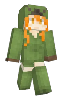 Cravata Minecraft avatar full body