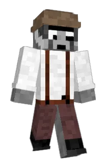 CronkyBadger Minecraft avatar full body