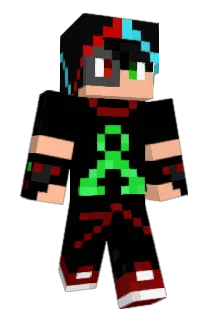 CroustiBapt Minecraft avatar full body