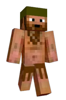 Crucked Minecraft avatar full body