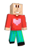 CryoFish Minecraft avatar full body